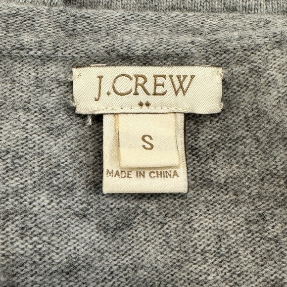 J. Crew Gray Wool Blend Women's Sweater (S) - Picture 7 of 8